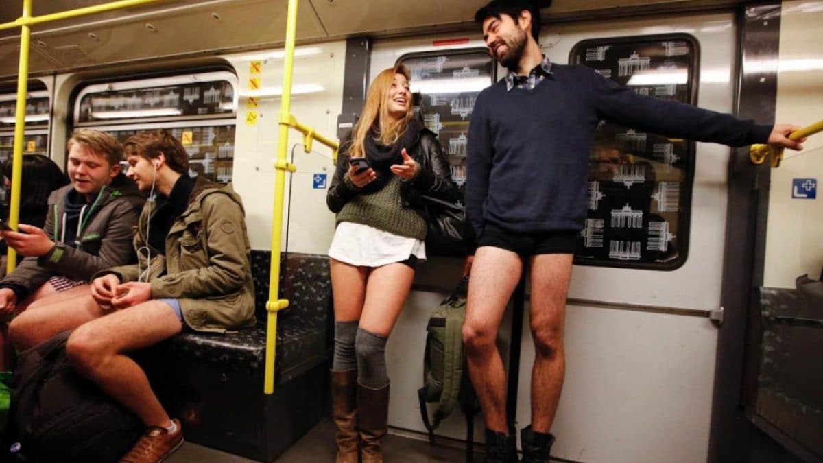 No Pants Subway Ride