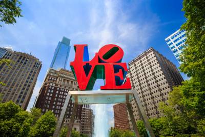 Love statue in Philadelphia